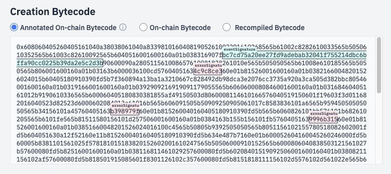Annotated bytecode